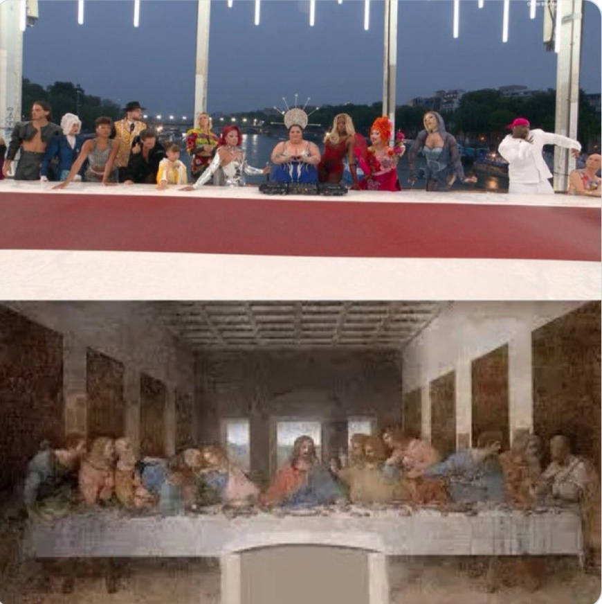 The Olympics 2024 Last Supper Sande Madonna