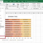 Bảng màu mặc định trong Excel