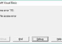 Hướng dẫn cách khắc phục lỗi Path/File access error trong VBA
