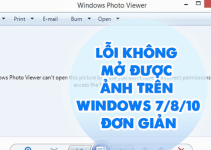 Sửa lỗi không thể mở file JPG trên laptop