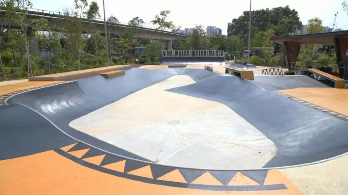 Singapore's biggest skate park opens