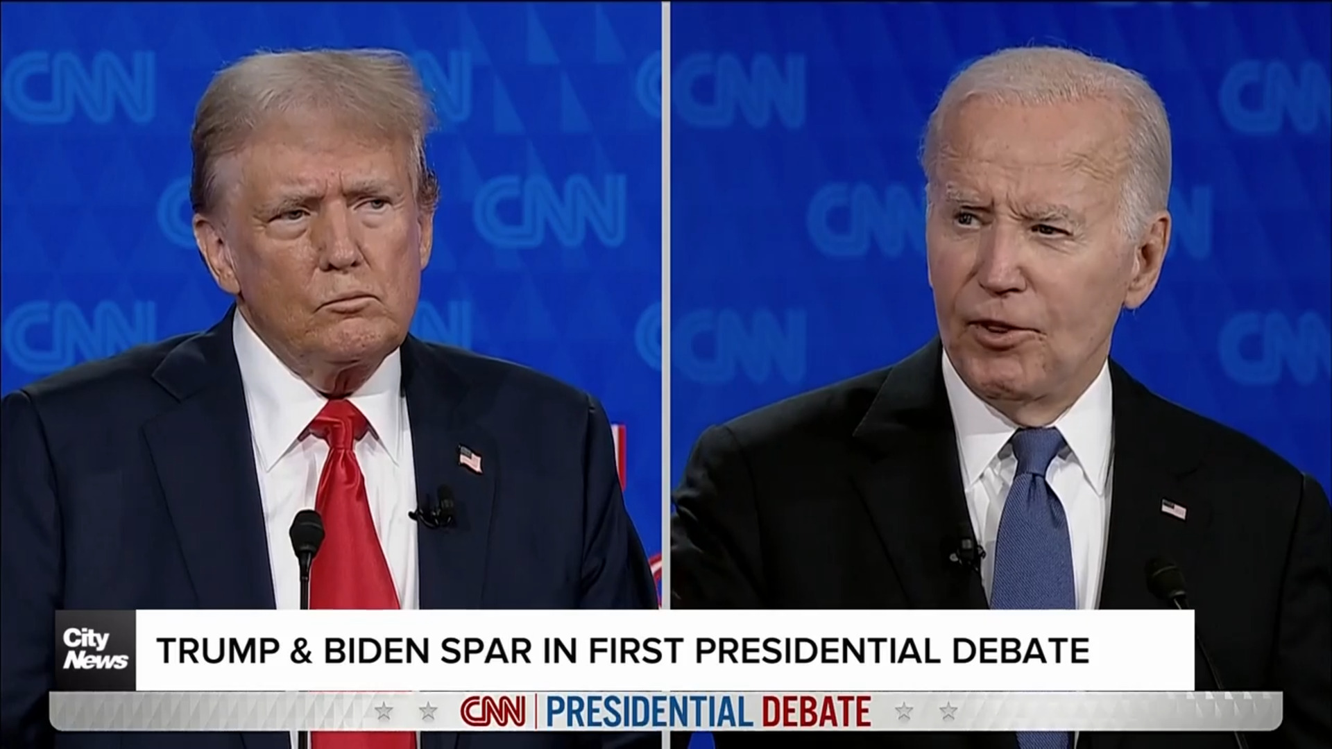 biden debate video