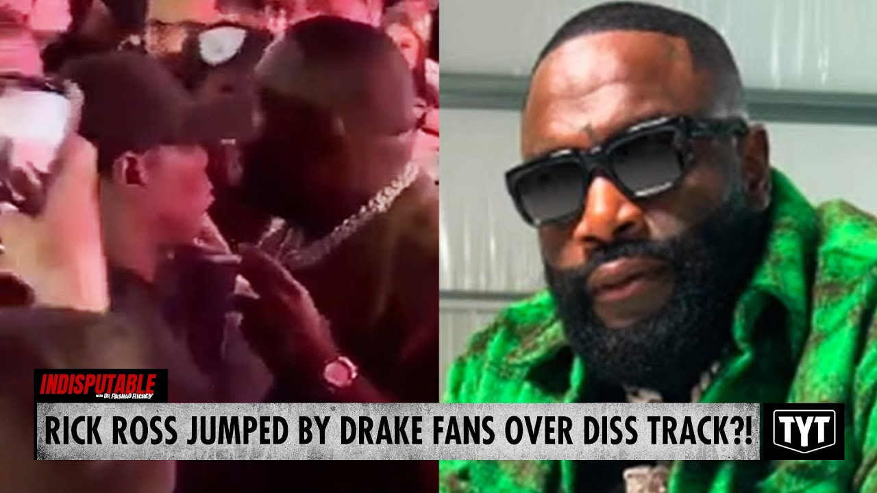 Rick Ross get jumped on by Drake's fan