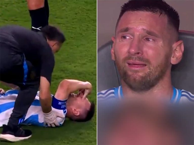 Lionel Messi Suffers Ankle Injury In Copa America 2024 Final   Messi Injury Video 768x576 