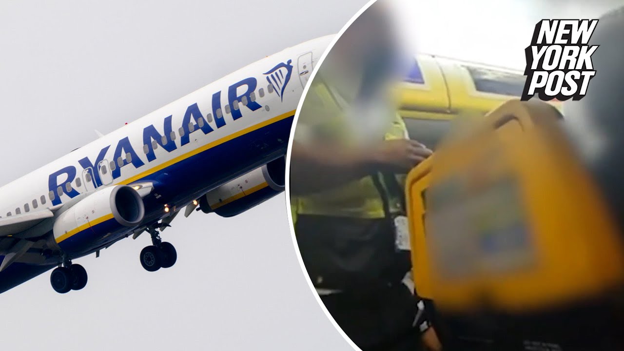 ryanair brawl video