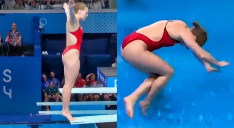 alison gibson diving video