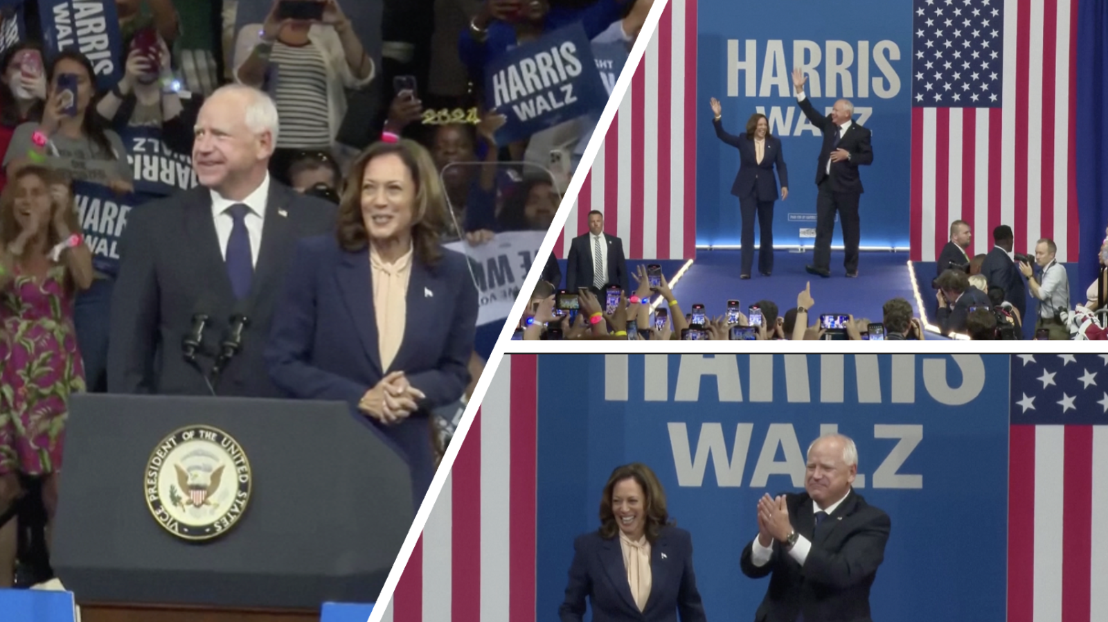 Tim Walz's Viral Video Debut as Kamala Harris' Running Mate