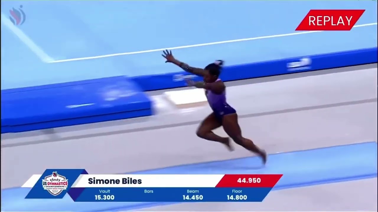 simone biles vault video