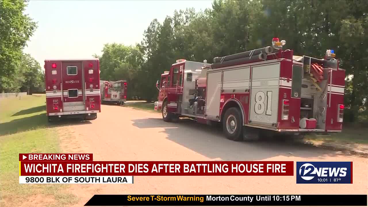 wichita firefighter death